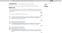 Desktop Screenshot of cubefreak.net